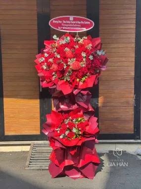 Kệ Hoa Chúc Mừng - Khai Trương - KT16