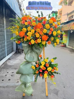 Kệ Hoa Khai Trương- Chúc Mừng - KT15