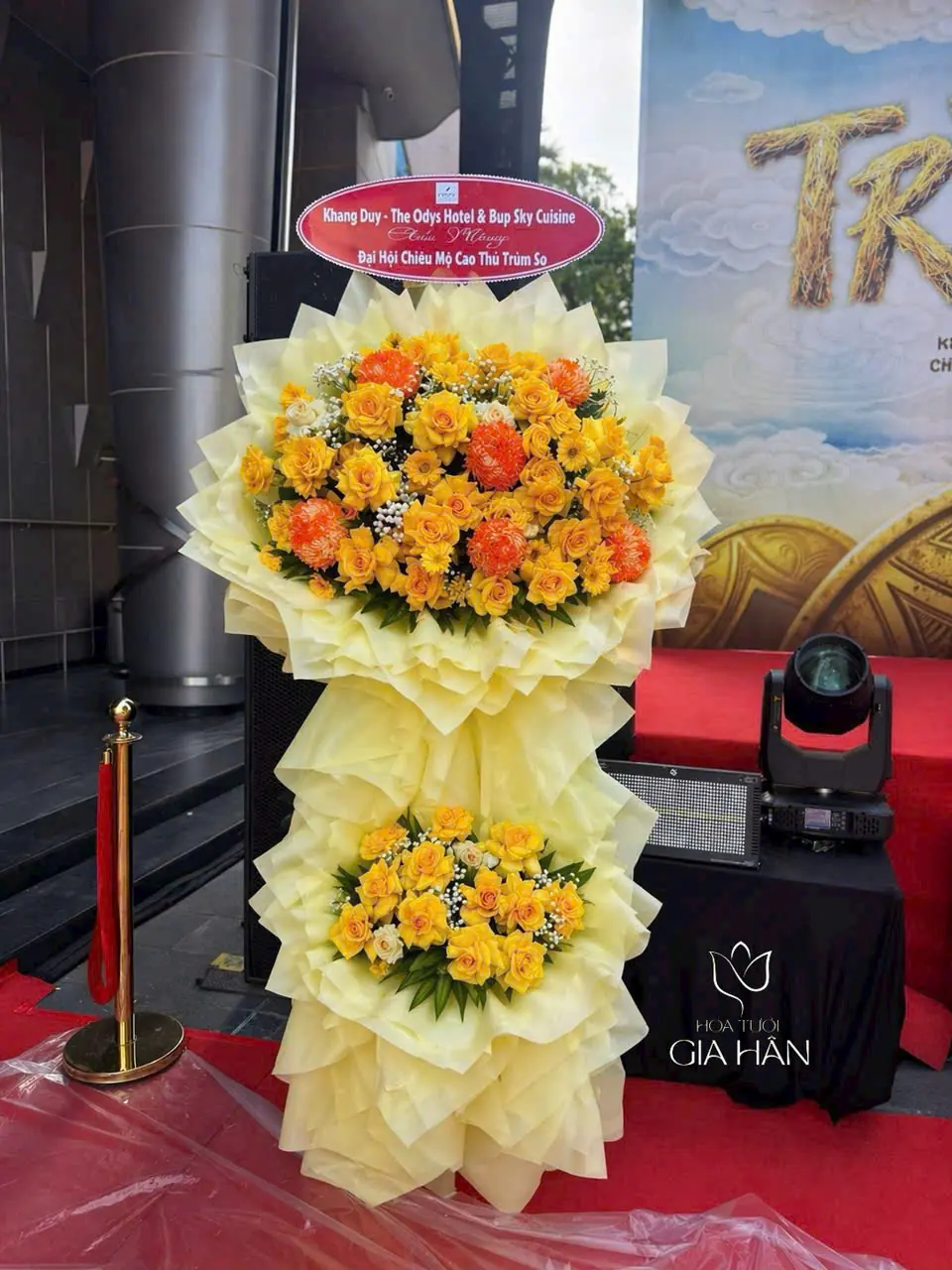 Kệ Hoa Chúc Mừng - Khai Trương - KT17