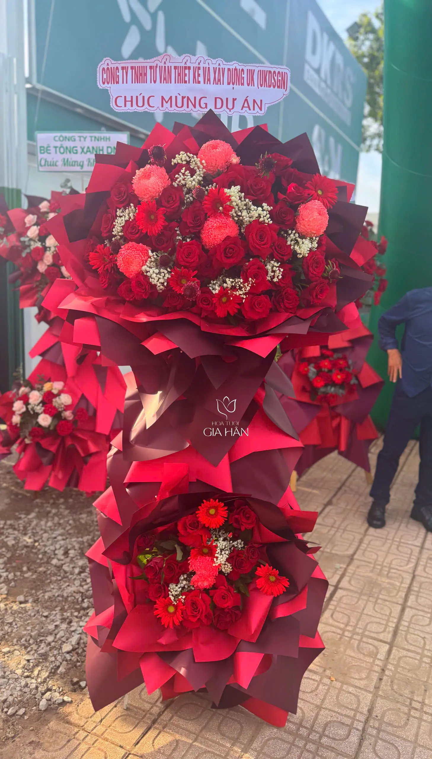 Kệ Hoa Khai Trương - Chúc Mừng - KT19